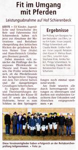 Reitabzeichenprfungen 2013