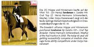 Sandemann bei Elite-Auktion verkauft