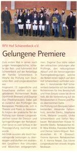 Gelungene Premiere