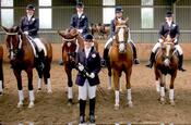 Dressurmannschaft 2008 holt dritten Platz