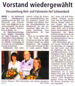 Vorstand wiedergewhlt